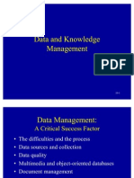 Data and Knowledge Management