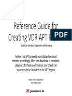 Reference Guide To Create VDR APT Report - 2019.05.21