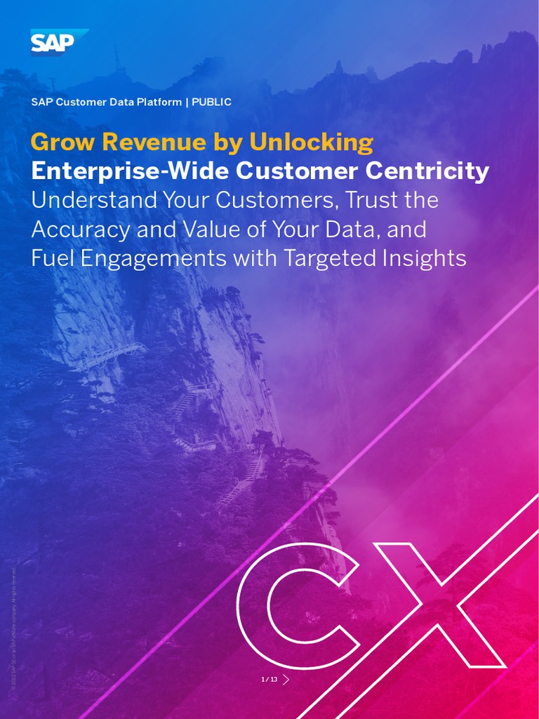 Grow Revenue by Unlocking EnterpriseWide Customer Centricity PDF