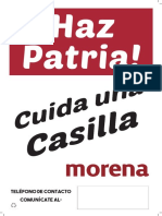 Cartel Haz Patria 2021