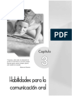 Cap 3 Habilidades para La Comunicacion Oral. Comunicación Oral, 2 Ed., Por María Del Socorro. 2005. Pearson Educación, México.