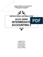 ACCO 20093 - Intermediate Accounting 2 1
