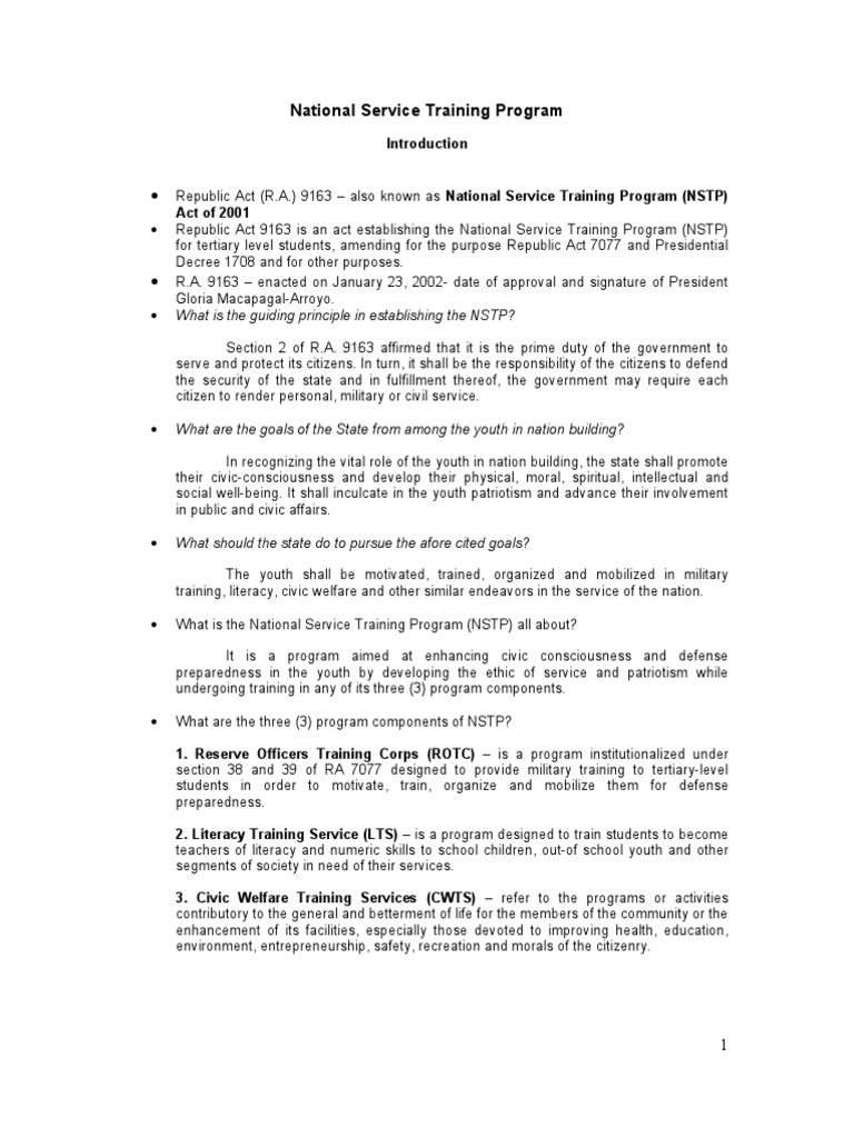 NSTPhandouts | PDF | Social Science