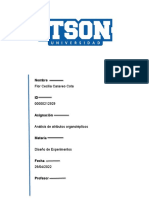 Análisis de Atributos organolépticos-FlorCaraveo