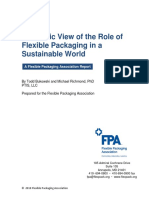 A Holistic View of The Role of Flexible Packaging in A Sustainable World