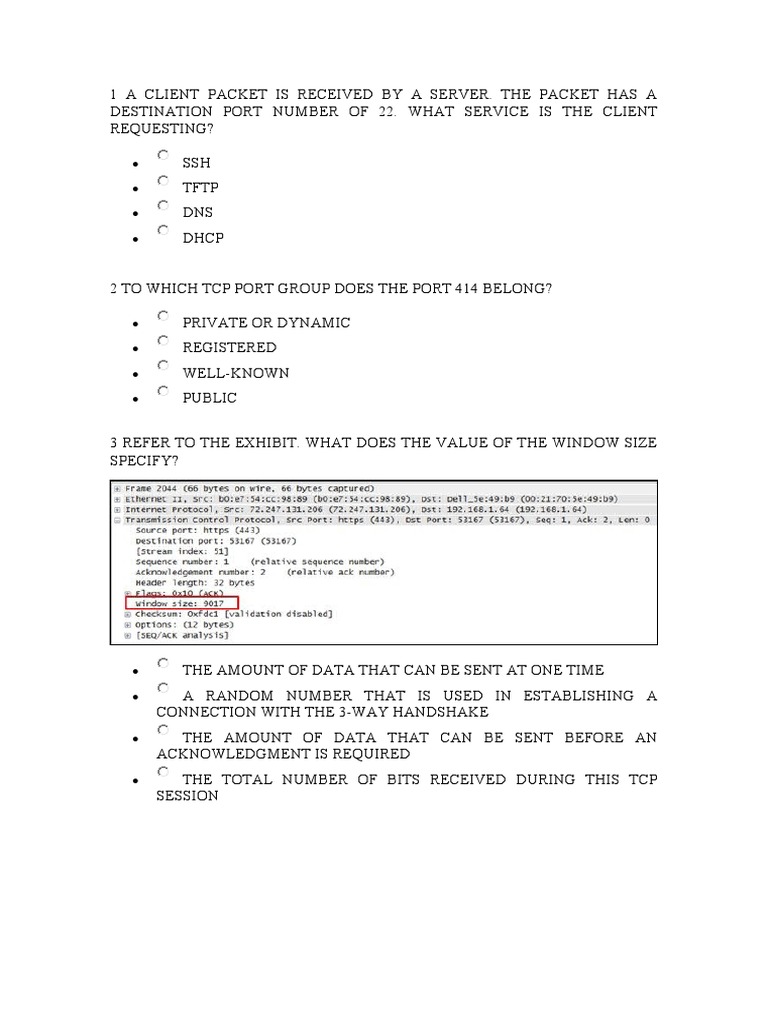 Networking Protocols and Concepts Quiz | PDF | Computer Network | I Pv6