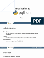 Intro Python 1