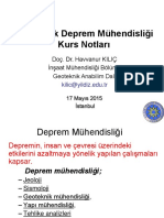 Havvanur Kılıç-Geoteknik Deprem Mühendisliği Notları