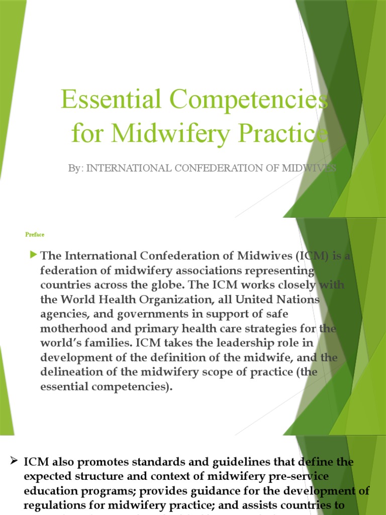M106 report competencies of midwifery practice pdf childbirth midwife