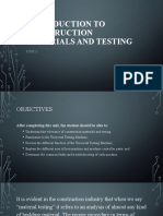 Introduction to Construction Materials Testing