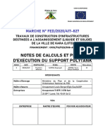 NOTES DE CALCUL ET PLAN POLYTANK PEAT2 Kara