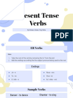 French Present Tense Verbs