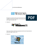 Versi - Versi Windows Beserta Penjelasannya:: Versi Ini Sebenarnya Diluncurkan Pertama Kali Pada Tanggal