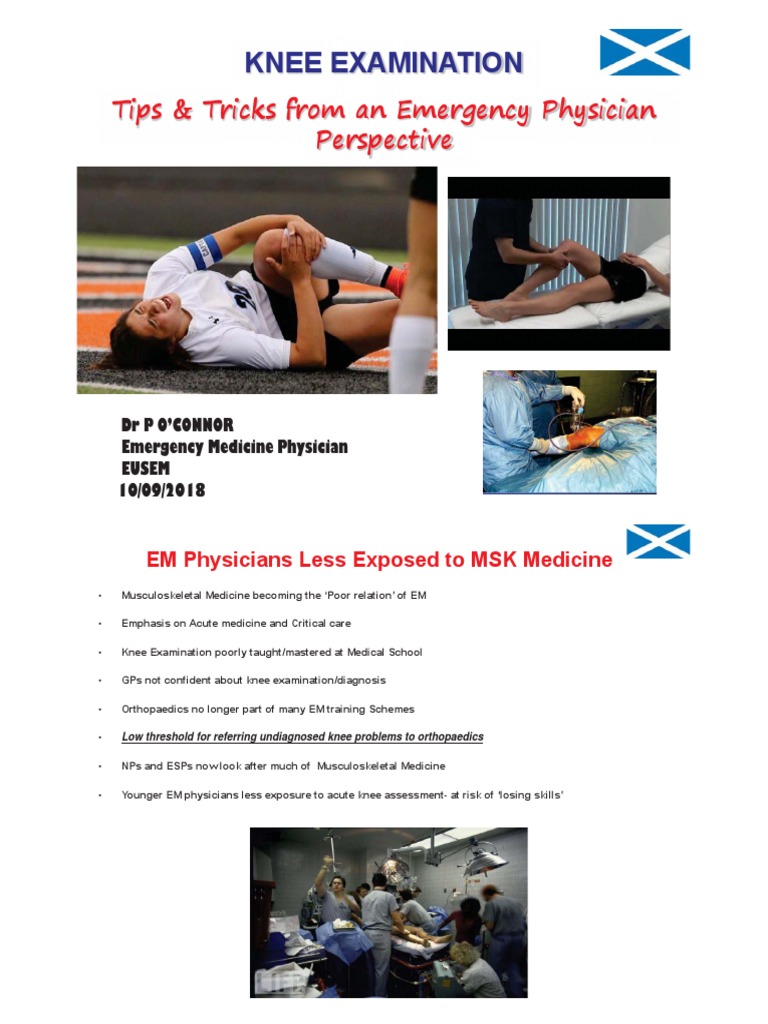 Knee Examination Pdf Knee Musculoskeletal Disorders