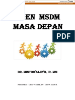 Tren MSDM Masa Depan: Dr. Mintowaluyo, Ir. MM