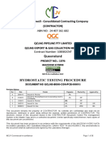 QCLNG-BG00-CON-PCE-000015 Hydrotesting & Drying Procedure Rev 1 (Tracked Changes)