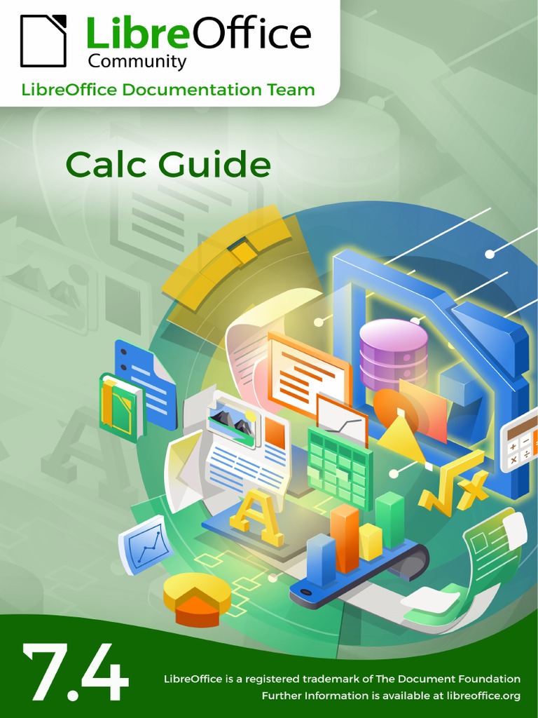 LibreOffice Calc Guide 7.4 PDF Spreadsheet Microsoft Excel