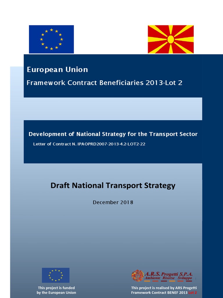 NTSfinal EN Macedonia PDF Governance Transport