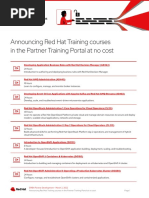 RH Training Courses in The Partner Training Portal 2022 02