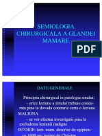 Semiologia Chirurgicala a Glandei Mamare