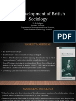 The Development of British Sociology