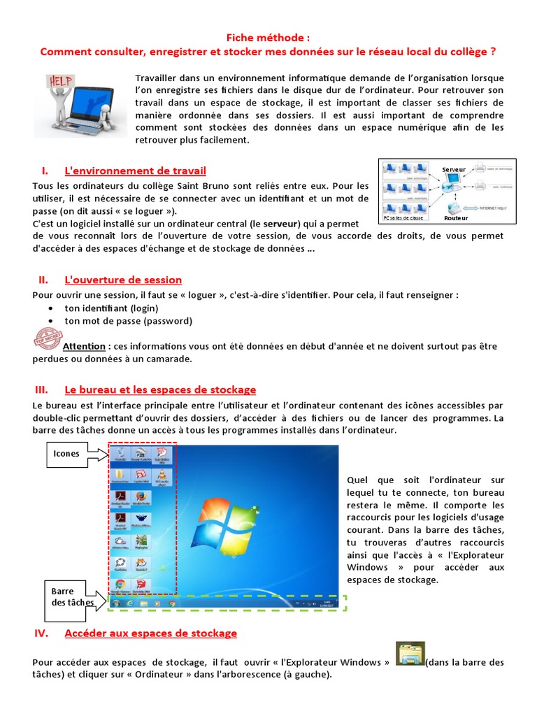 Gestion des fichiers en milieu scolaire | PDF | Fichier informatique ...