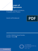 (London Mathematical Society Student Texts 93) Applebaum, David - Semigroups of Linear Operators With Applications To Analysis, Probability and Physics (2019, Cambridge University Press) - Libgen - Li