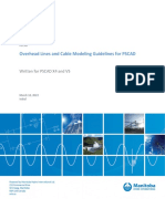 Overhead Lines and Cable Modeling Guidelines For PSCAD