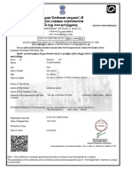 Manokaran Certificate