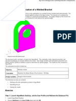 OS-4010 - Size Optimization of A Welded Bracket