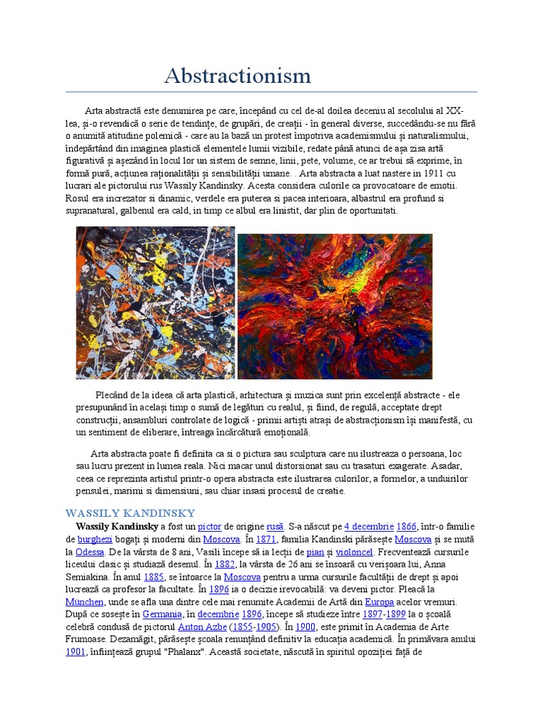 Abstractionism | PDF
