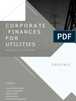 Final Work - Corporate Finances For Utilities