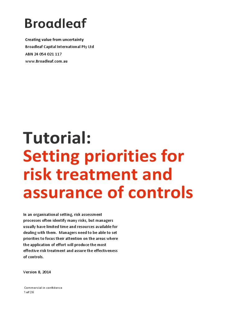 Broadleaf Control Effectiveness Pdf Risk