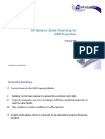 Off Balance Sheet Financing For UAE Properties: February 2011