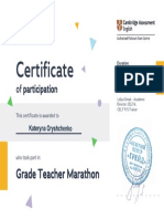 Grade Teacher Marathon