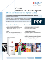 IQAir CleanZone 5000 Series Brochure