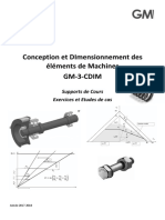 Conception Et DImensionnement Des Éléments de Machines GM-3-CDIM