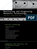 1 - Monitoring and Diagnosing Networks Terminology