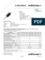 Plastic Silicon Rectifiers: Features