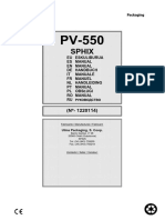 Manual de instrucciones de seguridad PV-550