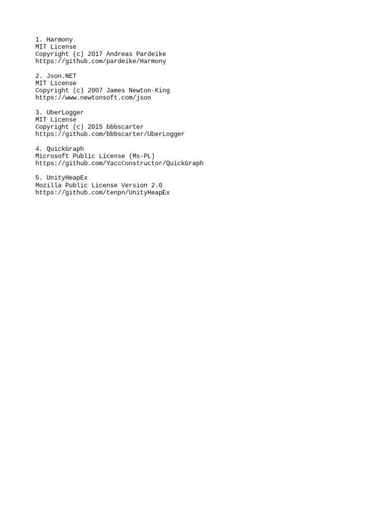 Licenses | PDF | Technology & Engineering