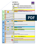 2023 Academic Calendar - L3 Dip Music Tech