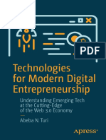 2020 Technologies For Modern Digital Entrepreneurship Understanding Emerging Tech at The Cutting-Edge of The Web 3.0 Economy by Abeba N. Turi