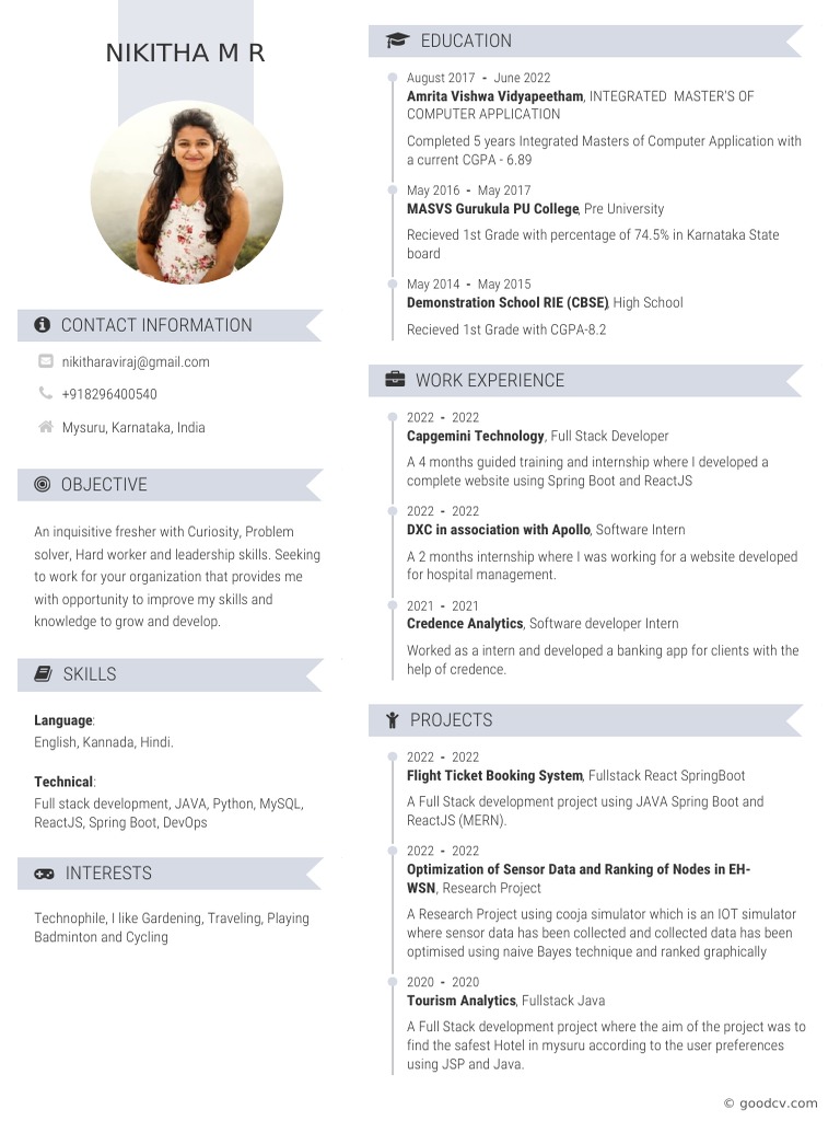 Resume 1 | PDF | Computing | Computer Science