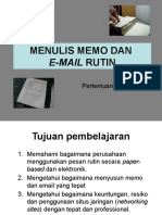 Menulis Memo Dan Email Rutin