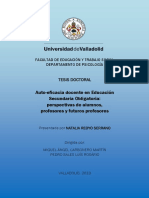 Auto-Eficacia Docente en Educación Secundaria Obligatoria