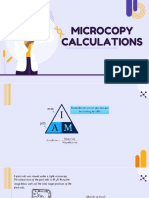 Bio Microcopy Calculations