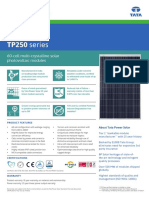 TP250 Series: 60-Cell Multi-Crystalline Solar Photovoltaic Modules