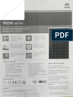 TATA POWER SOLAR TP250 SERIES HIGH-PERFORMANCE SOLAR MODULE