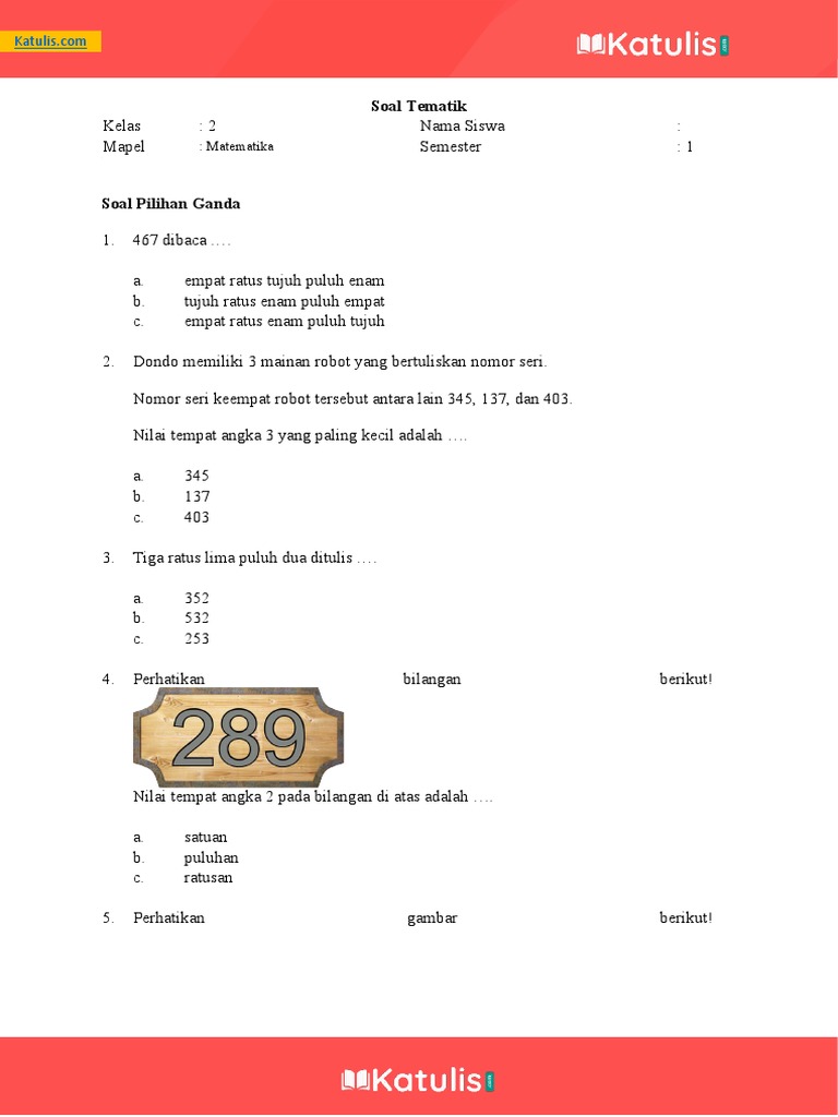 Menyibak Dunia Matematika Kelas 2 Semester 1: Panduan Lengkap Soal PDF dan Pembelajaran Efektif